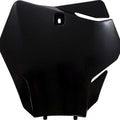 UFO Front Number Plate Black GG07130001 Gas MC 125/MC 250