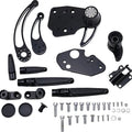 Hawg Forward Control Kit with Shadow Levers & Adjustable Pegs Black FCKF14ASFRSE