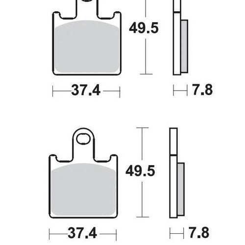 Braking P1R Race Front Brake Pads #P1R927 for Kawasaki Ninja ZX-14/Z1000