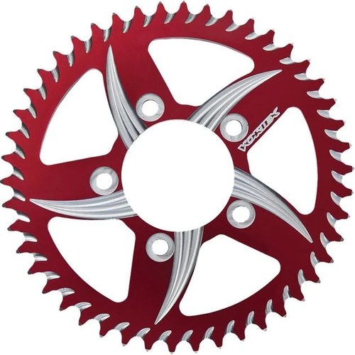 Vortex CAT5 Aluminum Rear Sprocket 41T Red #435CZR-41 for Kawasaki/Suzuki/Yamaha