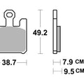 Braking CM66 Carbon Brake Pads #893CM66 fits Kawasaki/Suzuki