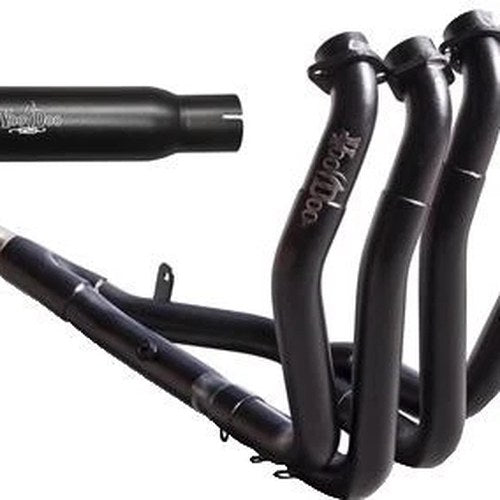 VooDoo Shorty 4:1 Full Exhaust System Black for Suzuki GSX1300R Hayabusa 99-20