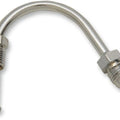 DS AN-3 Male x 3/8"-24 Inverted Flare Union 150 Degree Chrome