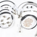 GBrakes Complete Brake & Clutch Line Kit Clear for Honda VFR800 2014-2015