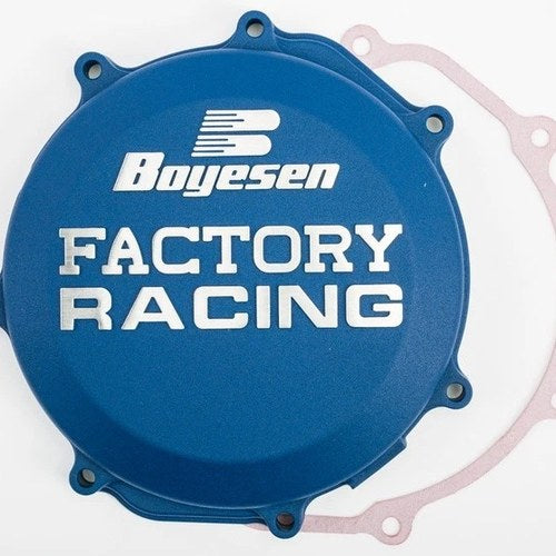 Boyesen Clutch Cover Blue #CC-38CL for Yamaha YZ450F/YZ450FX/WR450F