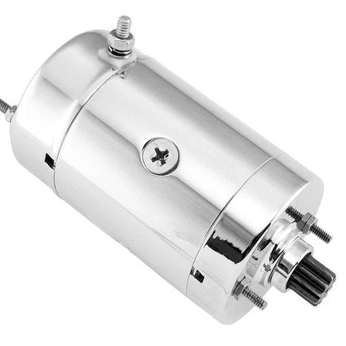 HardDrive Electrical Starter Motor Chrome #SHI0011-C Harley Davidson