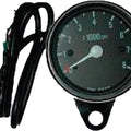 HardDrive Mini Tachometer 0-8000 rpm 12V 2.25"H 2.5"D Black