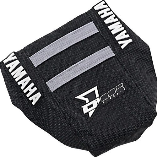 Dcor Ribbed Seat Cover Black/Black/Gray #30-50-484 for Yamaha YZ450F/YZ250F