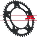 JT Steel Rear Sprocket 520 43T Black fits Suzuki GSX-R750/GSX-R600/GSX-R1000
