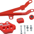 TM Design Works Chain Guide/Slider Kit Red #DCK-HQV-RD Husqvarna