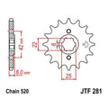 JT Front Sprocket 520 15T #JTF281.15 Honda XL600R/XL500R/NX650 Dominator
