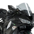 Puig 3mm Z Racing Windscreen Light Smoke #3177H for Kawasaki Ninja ZX-6R 2019