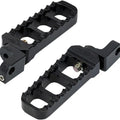 Joker Machine Narrow Adjustable Serrated Billet Footpegs Black #08-61-3B