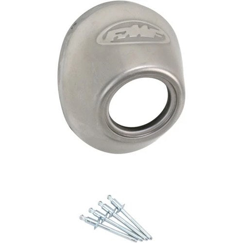Fmf Replacement PowerCore 4/Q4 Muffler Stainless Steel Straight Cut End Cap