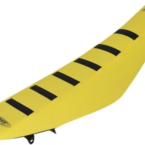 Sdg 6-Rib Gripper Seat Cover Black Ribs/Yellow Top/Yellow Sides #95925KYY
