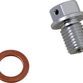 Moose Magnetic Drain Plug Silver fits Honda CR125R/CR85R/CR85RB Expert