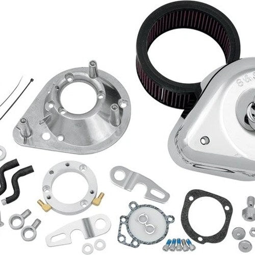S&S Teardrop Air Cleaner Kit Chrome #17-0448 Harley Davidson Sportster