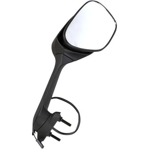 Emgo Replacement Mirror Rectangular Right Black #20-55261 fits Suzuki