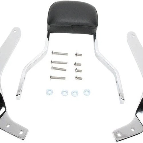 Cobra Short Sissy Bar Square Chrome fits Yamaha XVS1300A V-Star 1300 07-09,11-14