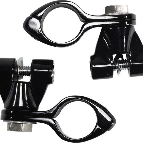 Ciro Engine Guard Highway Peg Mounting Kit Male-Mount D-Spring Standard Black