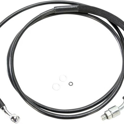 Drag Specialties Black Vinyl Hydraulic Clutch Line 78-1/8" +8" Black #211914