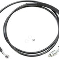 Drag Specialties Black Vinyl Hydraulic Clutch Line 78-1/8" +8" Black #211914