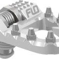 Flo Motorsports Folding Tip Brake Pedal Large Replacement Tip Silver