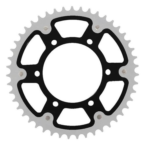 Fire Power 520 Hybrid Rear Sprocket 48T Black #FPH-245-48-BLK for Yamaha