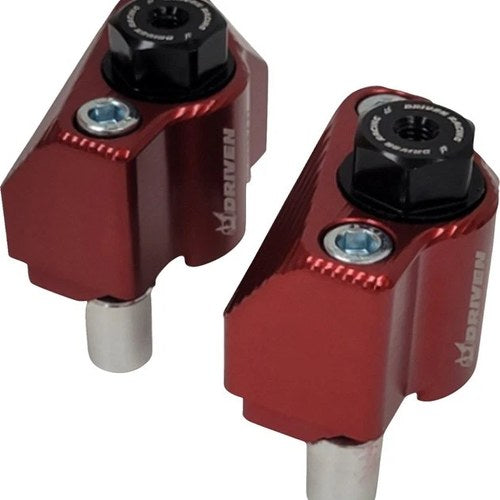 Driven Captive Axle Blocks Red for Honda MSX125 Grom 125 2022-2024