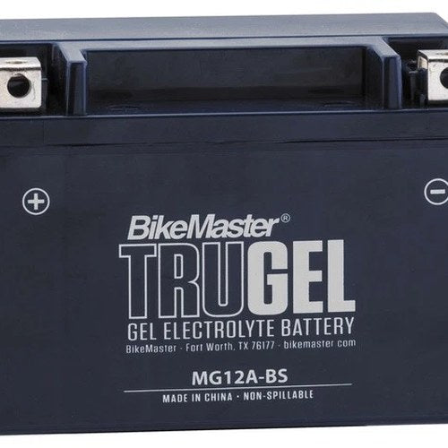 BikeMaster TruGel Battery #MG12A-BS for Suzuki/Kawasaki