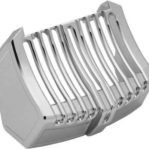 Kuryakyn Precision Oil Cooler Cover Chrome for Oil-Cooled M8 Harley Davidson