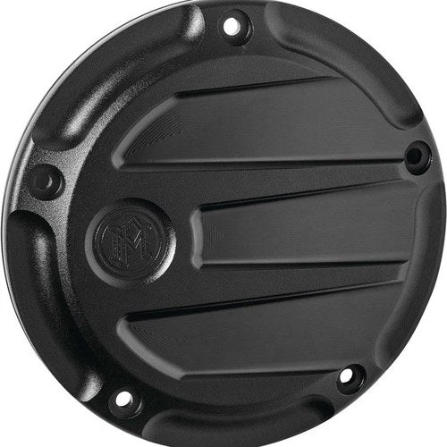 Performance Machine Scallop Derby Cover Black Ops 0177-2075M-SMB Harley Davidson