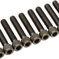 Drag Specialties Cam Cover Bolt Kit Knurled Black #175388