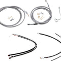 Burly Handlebar Cable/Line Kit for 16" Hangers w/ABS Stainless #B30-1168