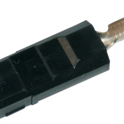 Namz Amp Female Socket Housing with Terminals 1/4" ID Black