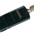 Namz Amp Female Socket Housing with Terminals 1/4" ID Black