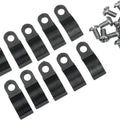 Drag Specialties Anti-Rattle Clutch Clip Black 10-Pack #173773