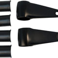 Emgo Universal Aluminum Headlamp Mounting Brackets Black