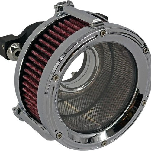 Trask Assault Charge High-Flow Air Cleaner Chrome #TM-1022-CH Harley Davidson