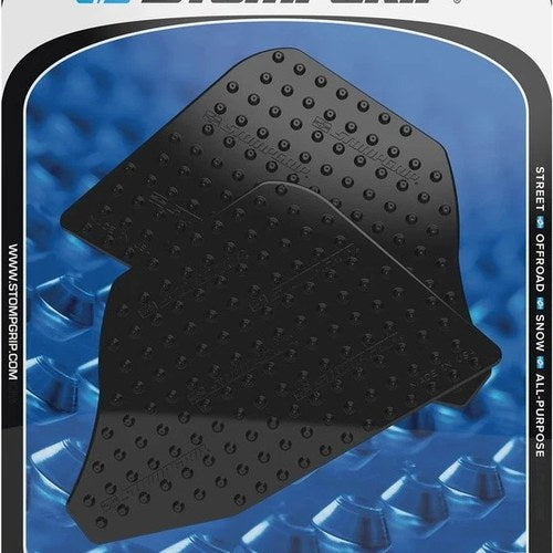 Stomp Volcano Profile Traction Pad Tank Grips Black #55-10-0185B Ducati