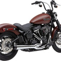 Cobra El Diablo 4" 2-into-1 Full Exhaust System Chrome #6479 Harley Davidson