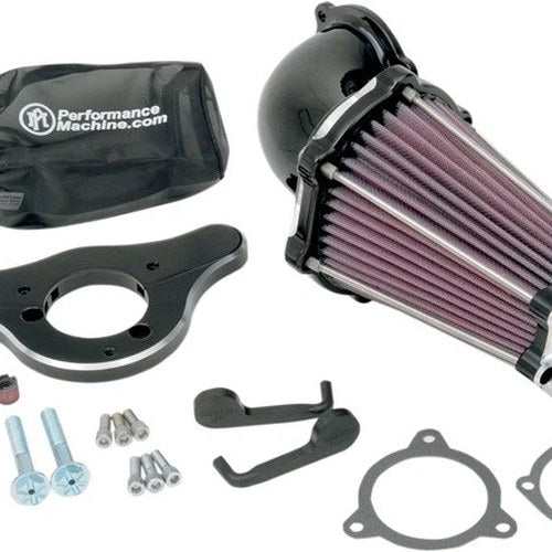 Performance Machine FASTair Intake Kit Contrast Cut 0206-2050-BM Harley Davidson