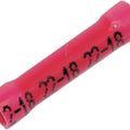 Namz Non-Heat Sealable Wiring Butt Splices for 18-22 Gauge Wire Pink 25-Pack