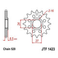 JT Front Sprocket 520 17T for Suzuki GSX-R1000 2009-2015
