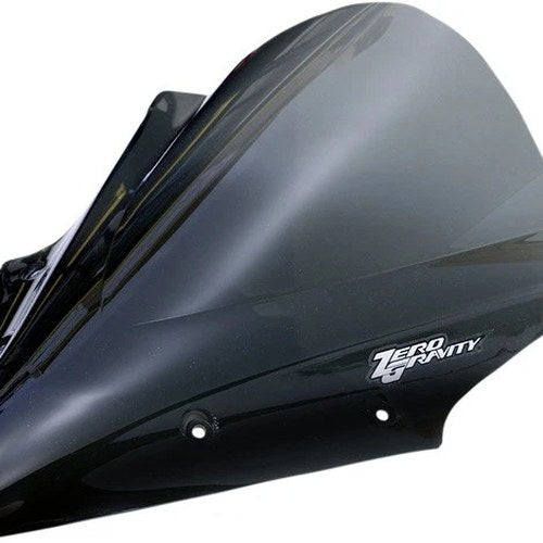 Zero Gravity Double Bubble Windscreen Smoke #16-208-02 for Kawasaki