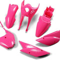 UFO Complete Plastics Kit Pink KA37003P for Kawasaki KLX110 2010-2019