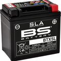 BS Battery Sla Factory Activated Maintenance Free Battery BTX5L #300670 Kymco
