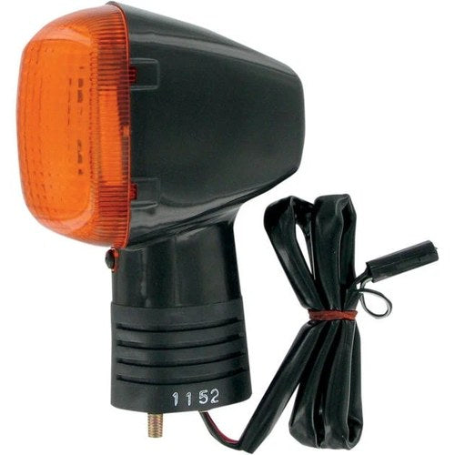 K&S DOT Turn Signal D/F Front Left Black Amber for Honda CBR600F4i 2001-2006