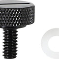 DS Seat Knob Slotted 1/4"-20 Black