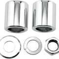 Colony Axle Spacer/Nut Kit Front Chrome #9989-4 Harley Davidson
